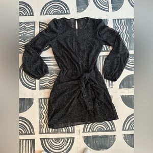 Zara polka dot sheer dress